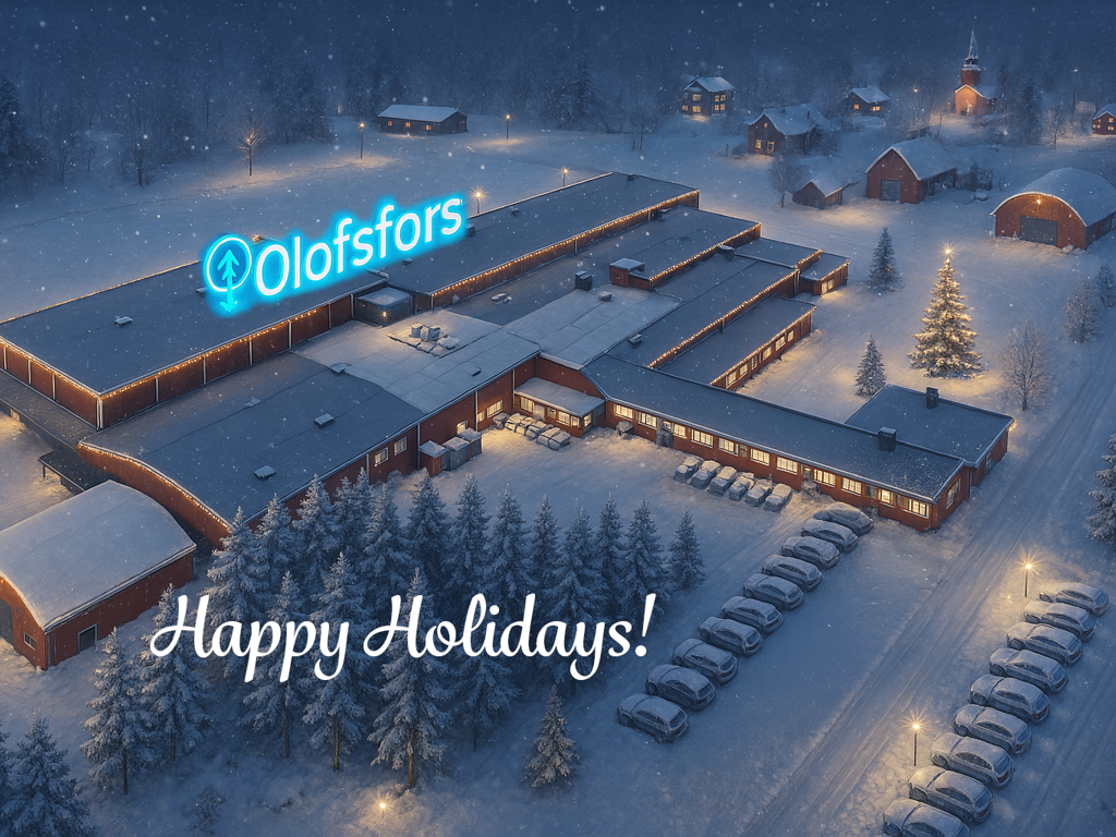Olofsfors AB wishes everyone a joyful Christmas